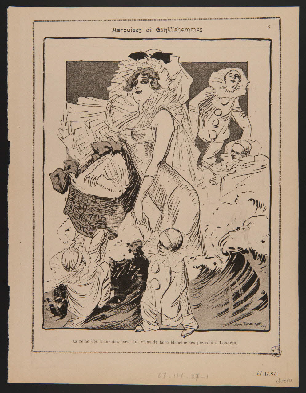 estampe Marquises et Gentilshommes 1967.117.87.1 Photo