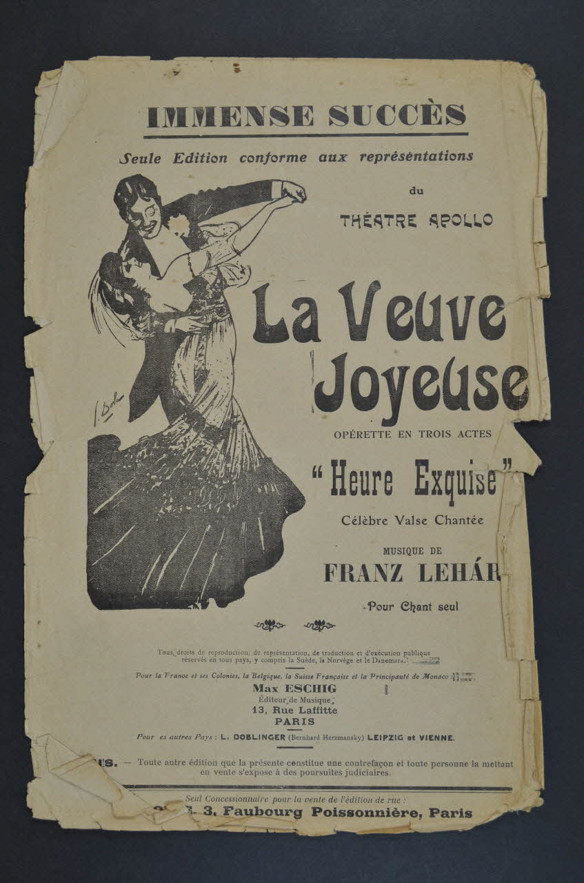 chanson petit format 1966.190.37 Photo Mucem