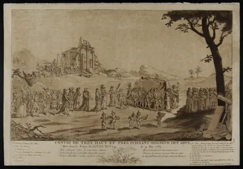 imagerie ancienne CONVOI DE TRES HAUT ET TRES PUISSANT SEIGNEUR DES ABUS France 1789 1967.120.9 Photo