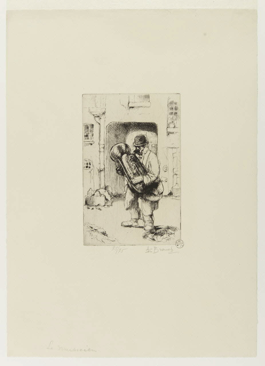 estampe Le musicien 1967.126.3 Photo