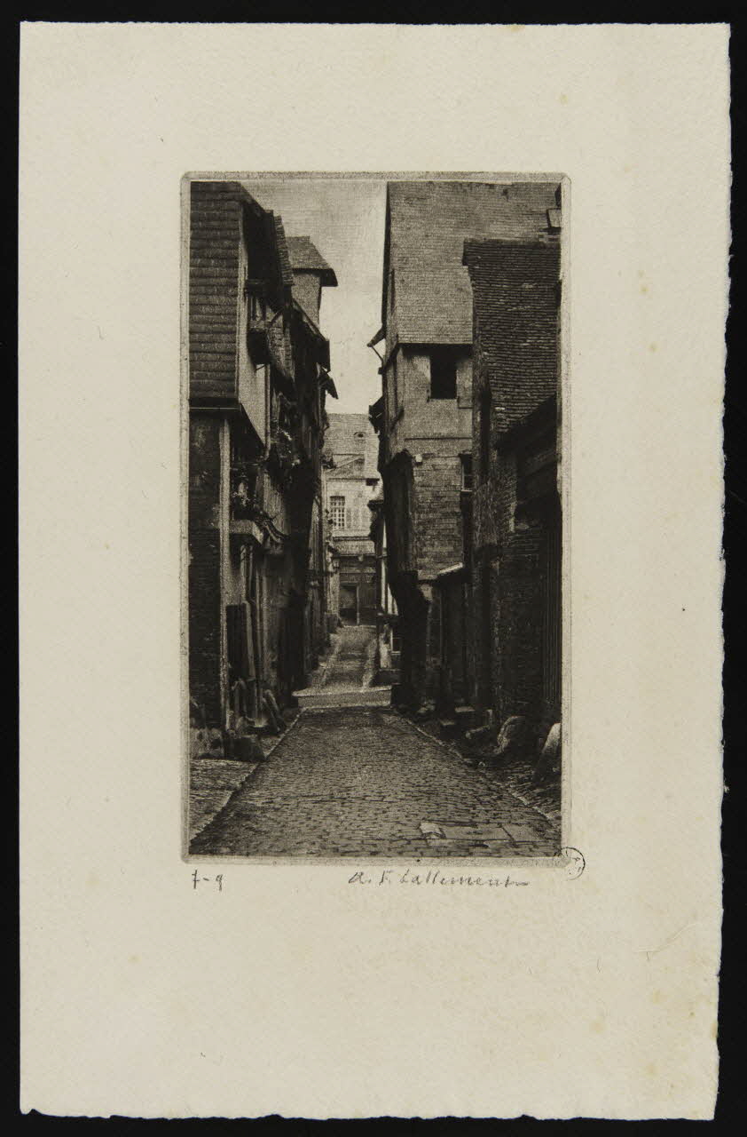 estampe Rue de la Paix à Lisieux 1967.130.10.2 Photo