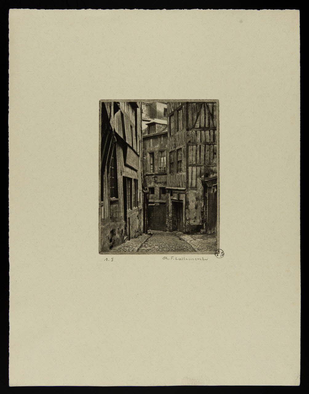 estampe Rouen 1967.130.13.1 Photo