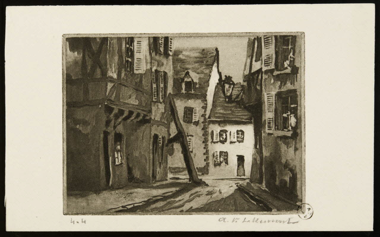 estampe Rouen  Vieilles maisons 1967.130.15 Photo