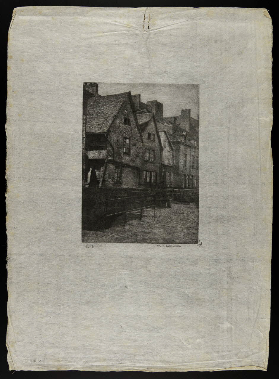 estampe Amiens place des huchers 1967.130.16.1 Photo