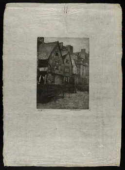 estampe Amiens place des huchers 1967.130.16.1 Photo