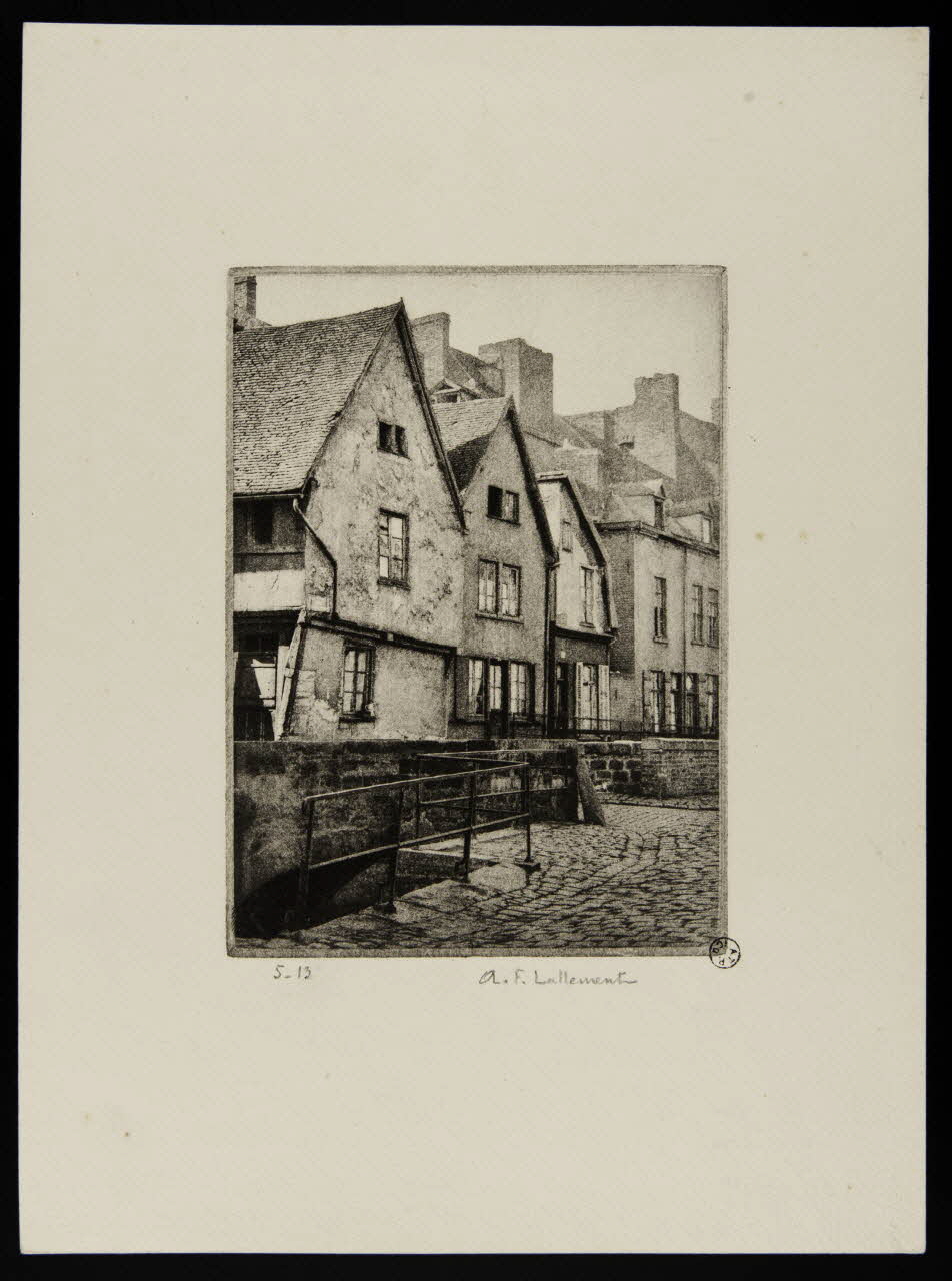 estampe Amiens place des huchers 1967.130.16.2 Photo