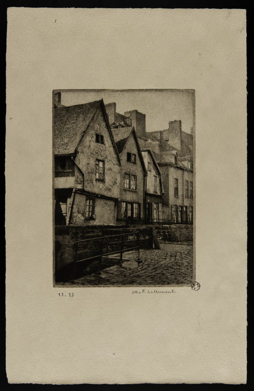 estampe Amiens place des huchers 1967.130.16.3 Photo