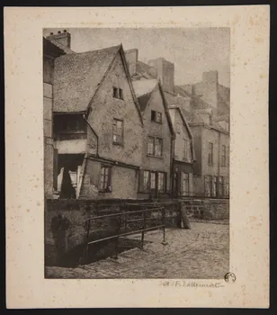 estampe Vue d'une place à Amiens 1967.130.16  Photo
