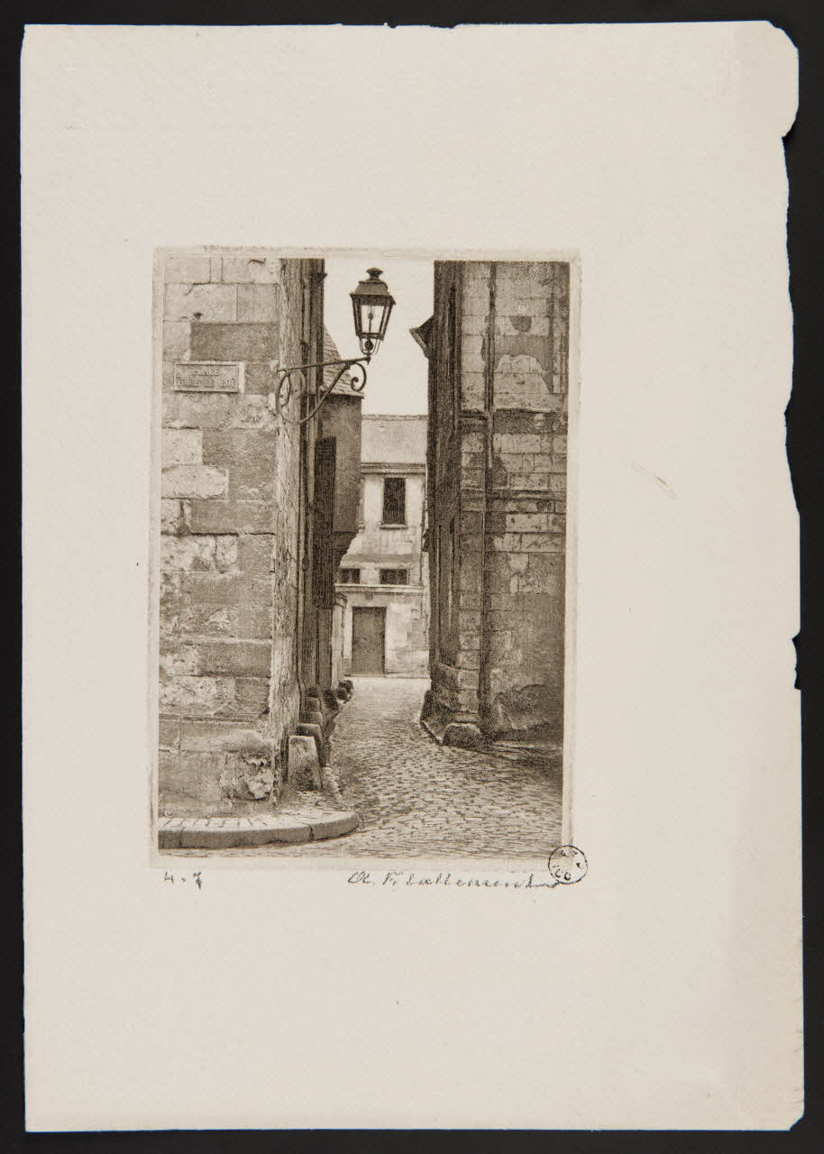 estampe Vue du passage des Jacobins à Tours 1967.130.19 Photo