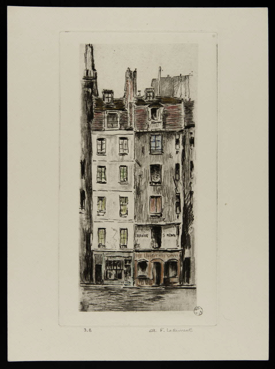 estampe Vieilles maisons rue St Martin 1967.130.32.1 Photo