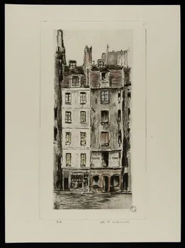 estampe Vieilles maisons rue St Martin 1967.130.32.1 Photo