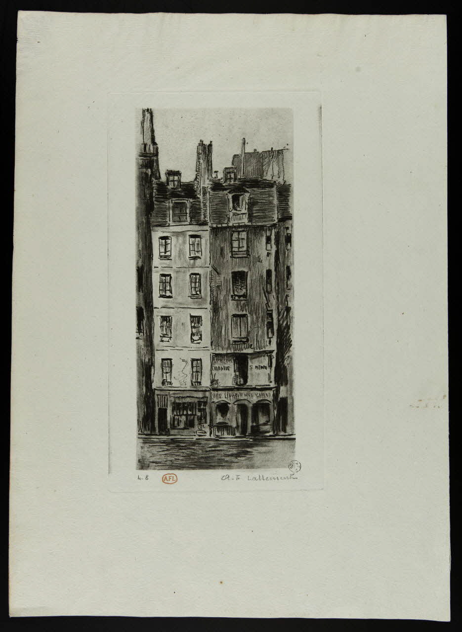 estampe Vieilles maisons rue St Martin 1967.130.32.2 Photo