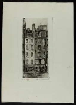 estampe Vieilles maisons rue St Martin 1967.130.32.2 Photo