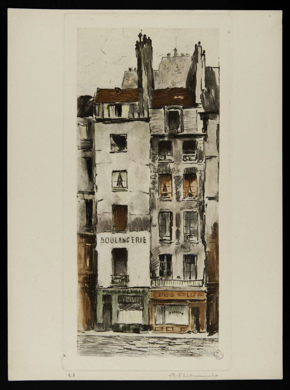 estampe Vieilles maisons rue St Martin 1967.130.33.1 Photo