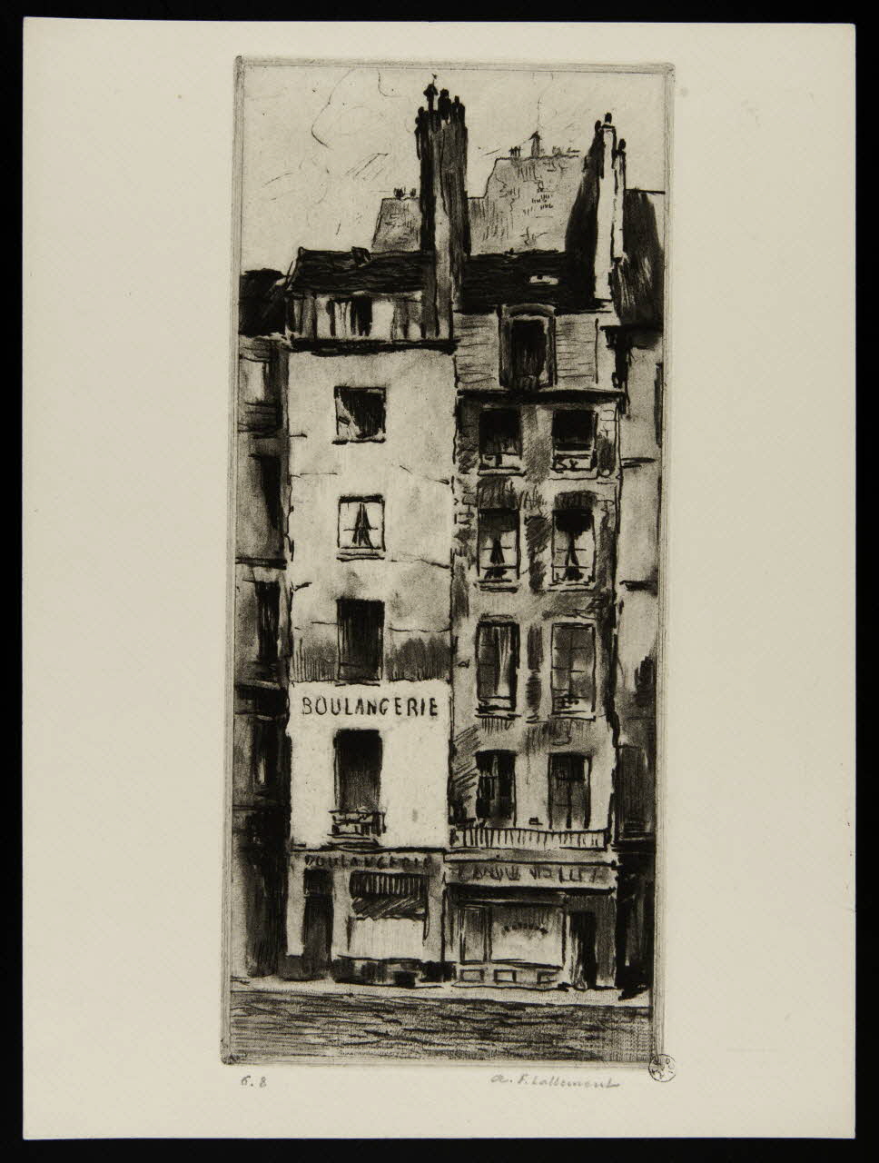 estampe Vieilles maisons rue St Martin 1967.130.33.2 Photo