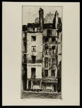 estampe Vieilles maisons rue St Martin 1967.130.33.2 Photo