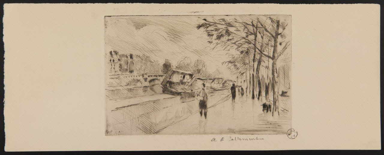 estampe Quai de Seine 1967.130.35 Photo