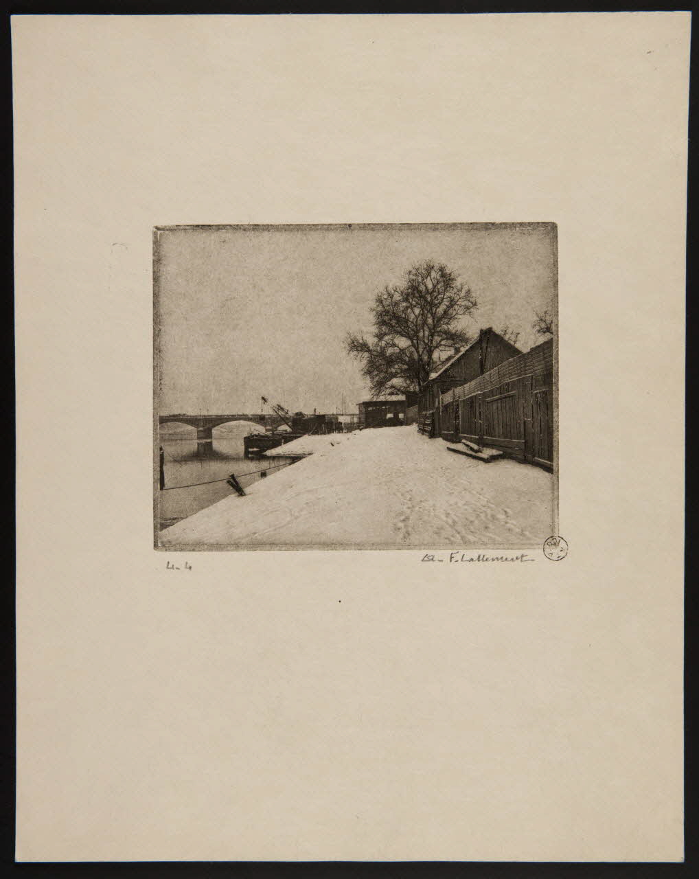 estampe Quai de Seine à Paris 1967.130.38 Photo