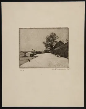 estampe Quai de Seine à Paris 1967.130.38 Photo
