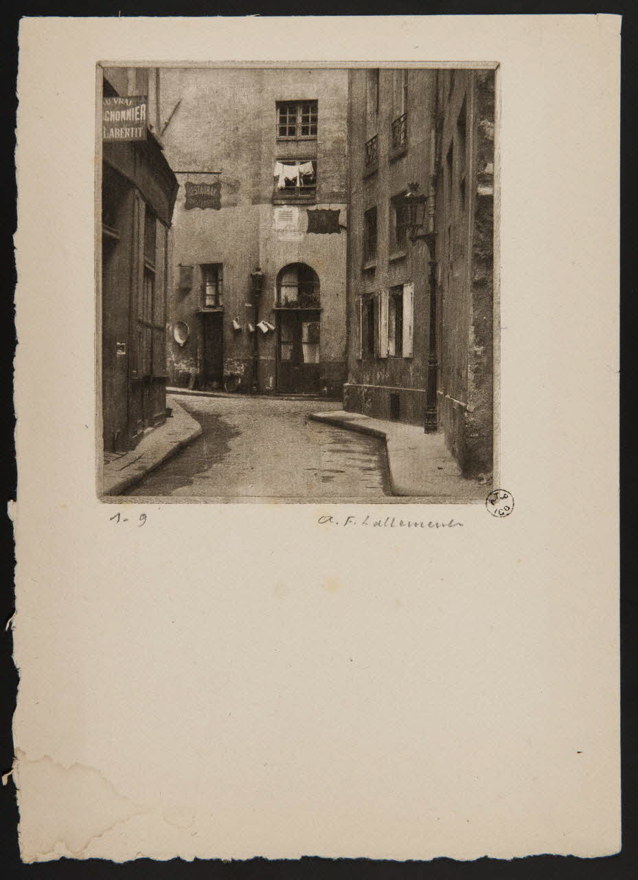 estampe Vue d'une rue 1967.130.44 Photo