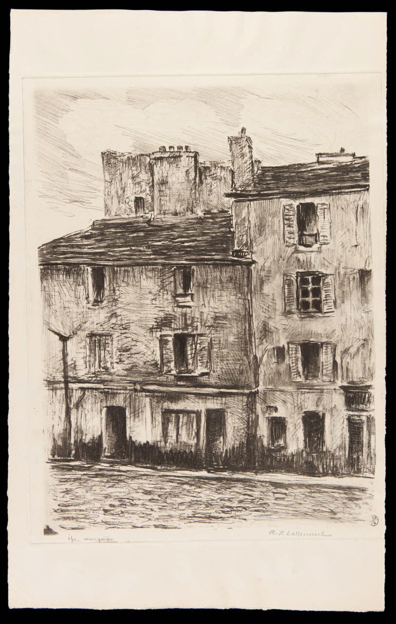 estampe Vue du quartier de Montmartre 1967.130.50 Photo