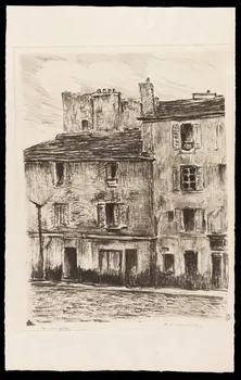 estampe Vue du quartier de Montmartre 1967.130.50 Photo