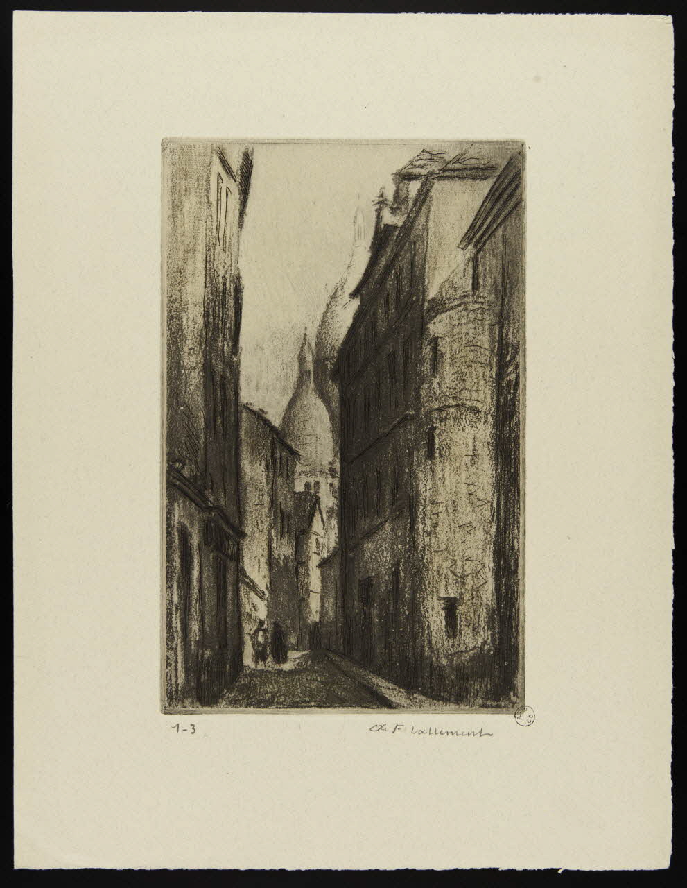 estampe Vue du quartier de Montmartre 1967.130.51 Photo