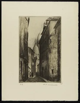 estampe Vue du quartier de Montmartre 1967.130.51 Photo