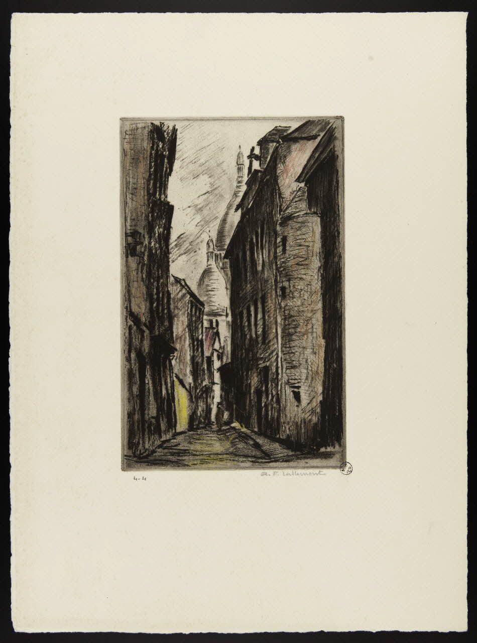 estampe Rue de Paris avec Montmartre 1967.130.52 Photo