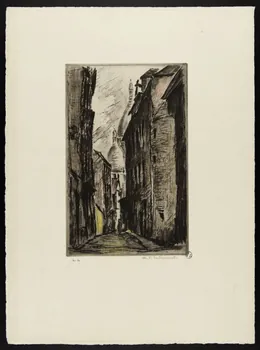 estampe Rue de Paris avec Montmartre 1967.130.52 Photo