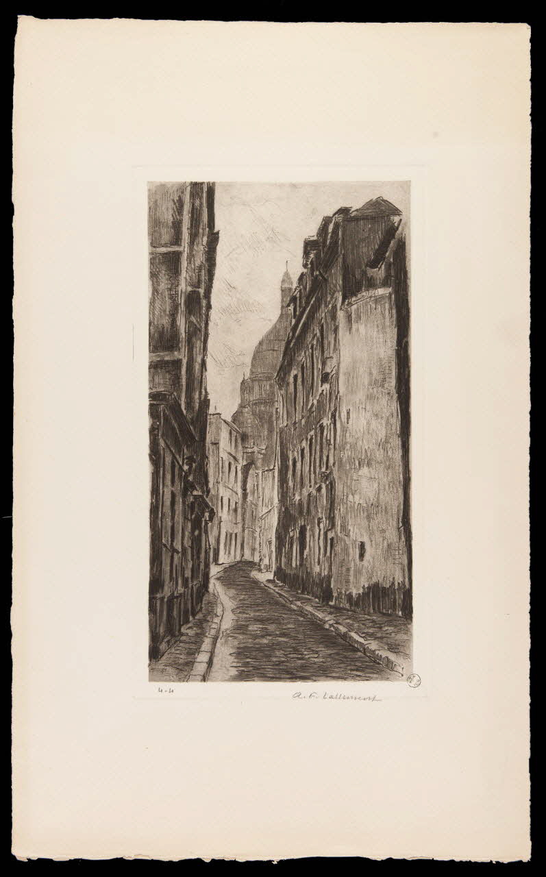 estampe Rue de Paris avec Montmartre 1967.130.53 Photo