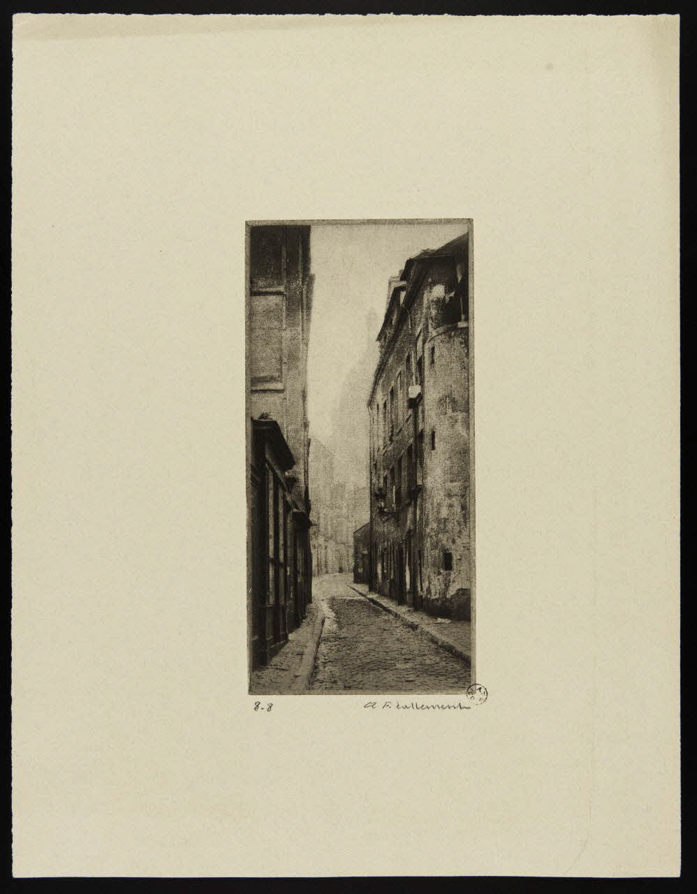 estampe Rue de Paris avec Montmartre 1967.130.54 Photo