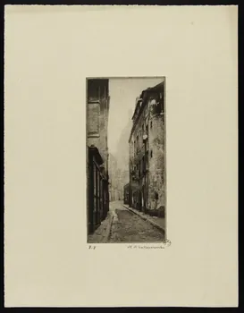 estampe Rue de Paris avec Montmartre 1967.130.54 Photo