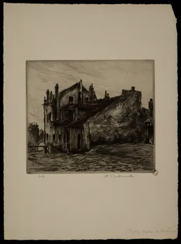 estampe Montmartre, la maison de Mimi Pinson 1967.130.59  Photo