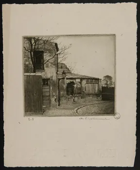 estampe Vue de l'abri Saint-Joseph à Montmartre 1967.130.64  Photo