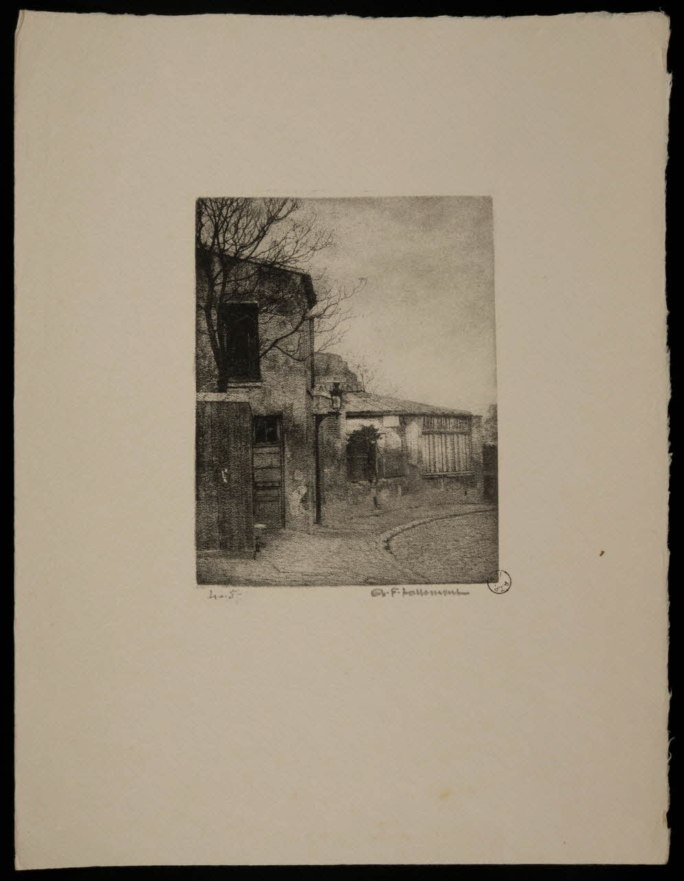 estampe Montmartre, abri Saint Joseph 1967.130.65 Photo
