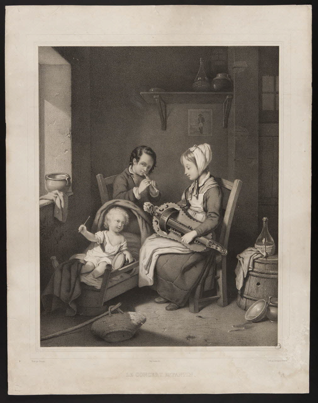 estampe LE CONCERT ENFANTIN. 1967.131.12 Photo