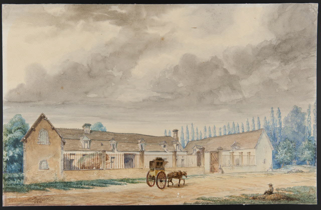 Bouillet dessin Vue d'une ferme solognote 1850 1967.131.3 Photo