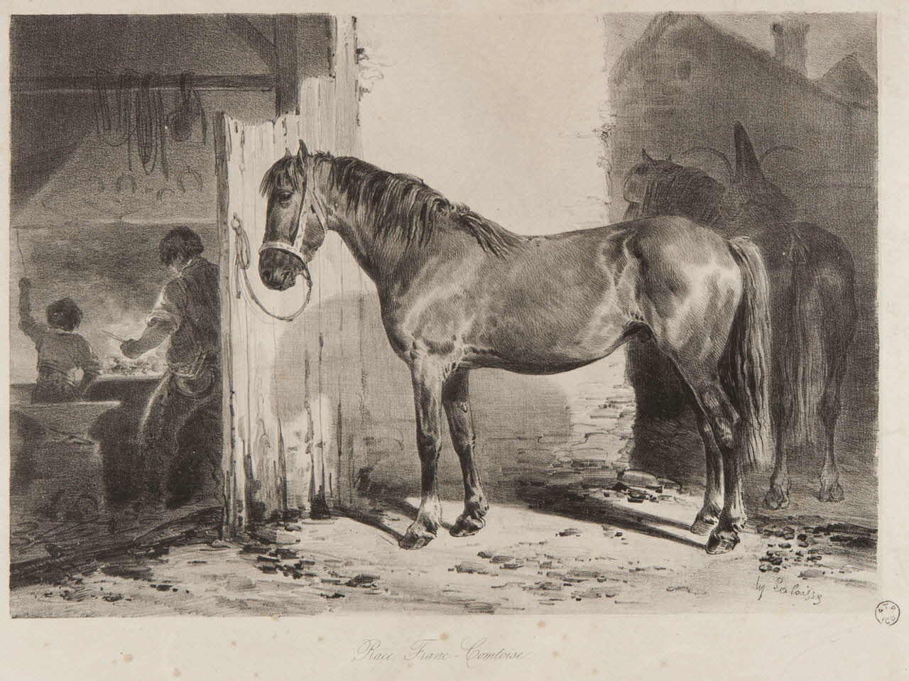 estampe Race Franc-Comtoise 1967.131.7.2 Photo