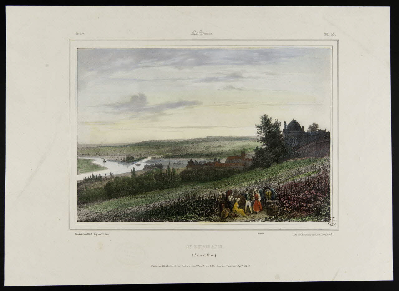 estampe St. GERMAIN.  (Seine et Oise.) 1967.132.14 Photo