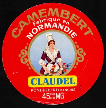 estampe CAMEMBERT  Fabriqué en  NORMANDIE 1967.140.5 Photo