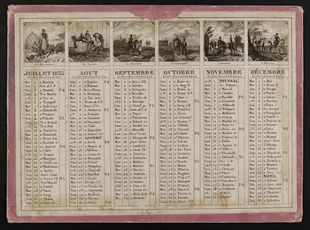 estampe Calendrier 1967.142.20 Photo