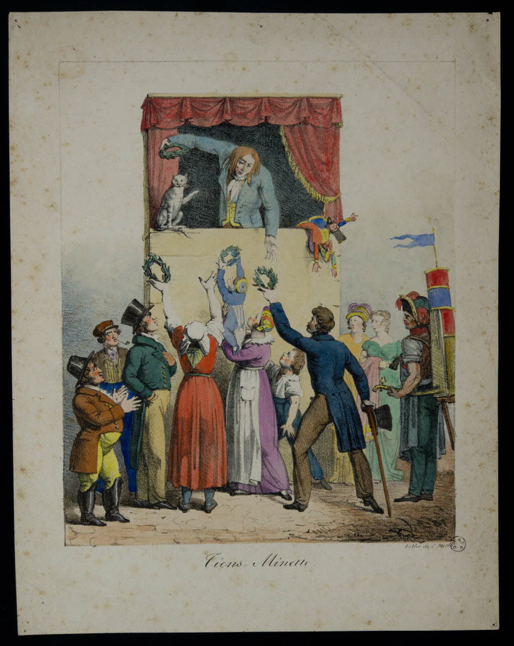 estampe Tiens Minette. 1967.149.15 Photo