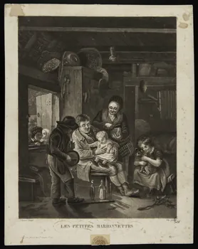 Burnel J. ; Joly ; Basset. Paris estampe LES PETITES MARIONNETTES Paris 1805-1849 1967.149.17  Photo