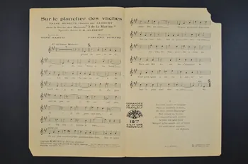 Henri Alibert ; Vincent Scotto ; René Sarvil ; Francis F. Salabert chanson petit format Île-de-France, France 1934 1966.190.45  Photo Mucem
