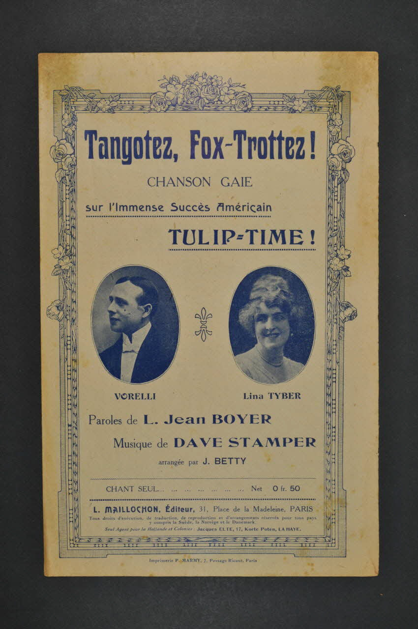 chanson petit format 1965.176.26 Photo Mucem