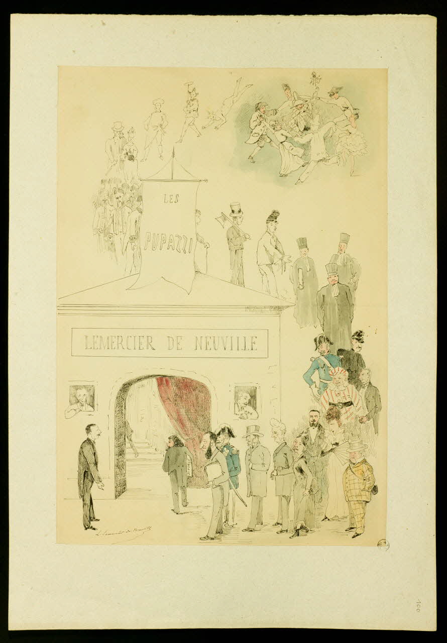 estampe LES  PUPAZZI 1967.149.46 Photo