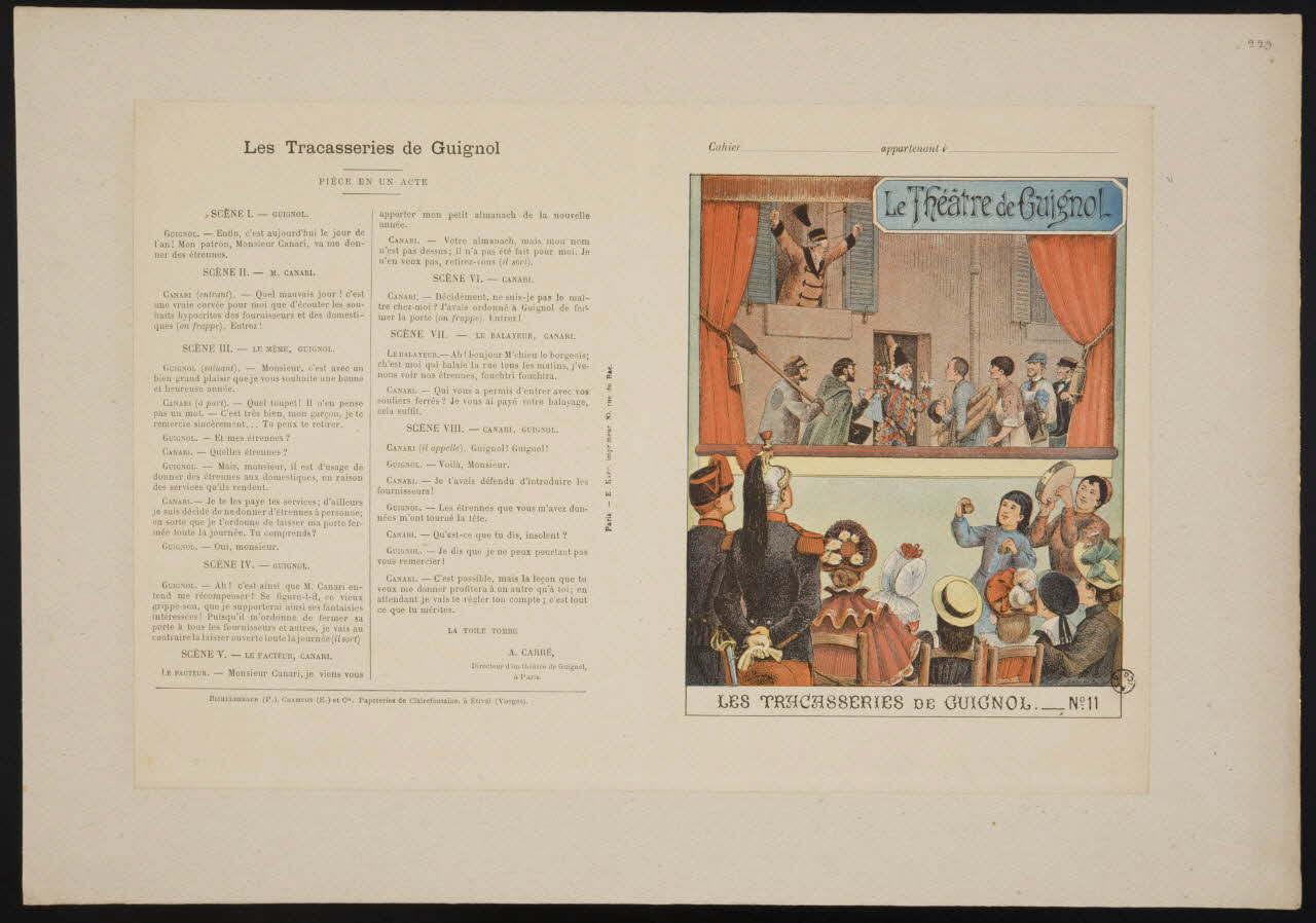 estampe LES TRACASSERIES DE GUIGNOL. 1967.149.52 Photo