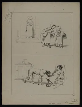 estampe Scènes avec fillettes 1967.149.53.2 Photo