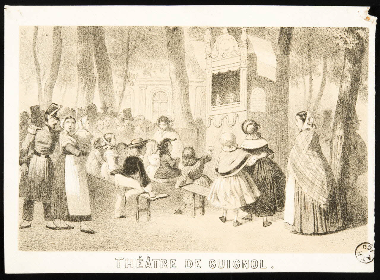 estampe THEATRE DE GUIGNOL. 1967.149.6 Photo